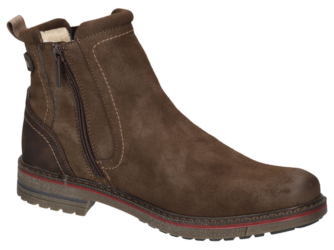 LERROS Chelseaboots Schlupfstiefel, mit Reißverschluss, Winterboots mit Warmfutter – Bild 5 von 5