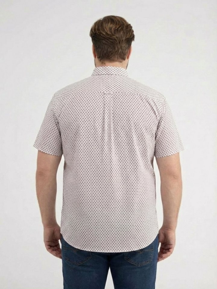 LERROS Kurzarmhemd Kurzarmhemd mit geometrischem Print, große Größen – Bild 2 von 5