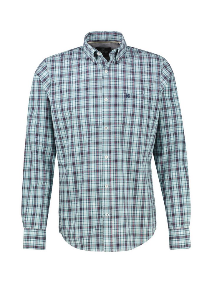 LERROS Langarmhemd Karohemd mit Button-Down-Kragen – Bild 5 von 5