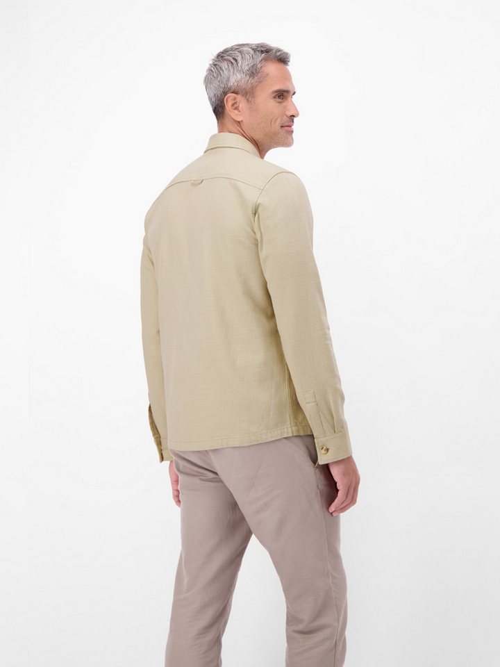 LERROS Langarmhemd Overshirt aus 100 % Baumwolle, unifarben – Bild 2 von 5
