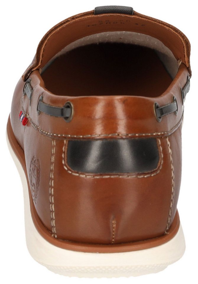 LERROS Loafer Slipper, Schlupfschuh, Mokassin, Halbschuh mit Perforation – Bild 2 von 5
