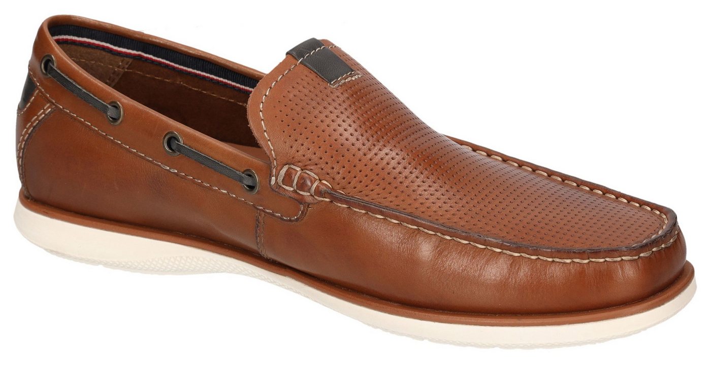 LERROS Loafer Slipper, Schlupfschuh, Mokassin, Halbschuh mit Perforation – Bild 4 von 5