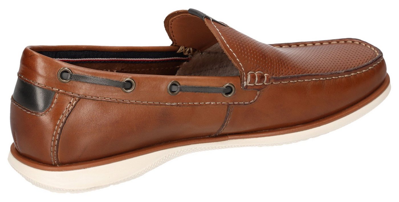 LERROS Loafer Slipper, Schlupfschuh, Mokassin, Halbschuh mit Perforation – Bild 5 von 5