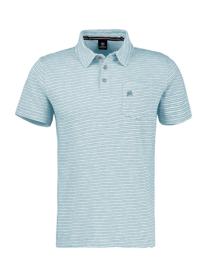 LERROS Poloshirt mit Streifen Muster – Bild 3 von 4