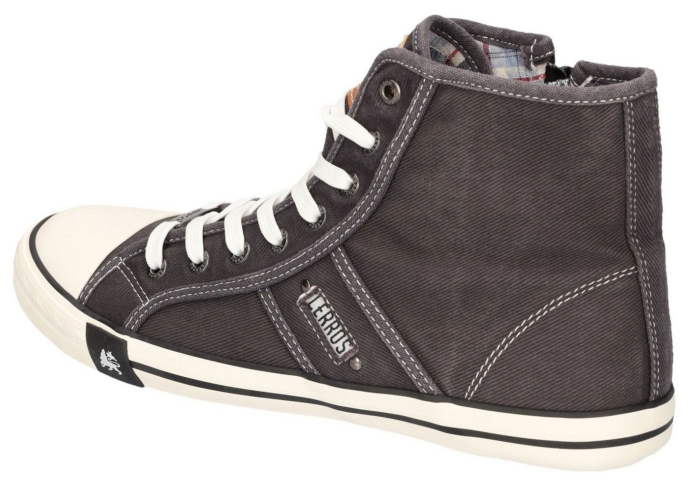 LERROS Sneakerboots High Top Sneaker, Schnürboots, Canvas-Boots mit Reißverschluss – Bild 5 von 5