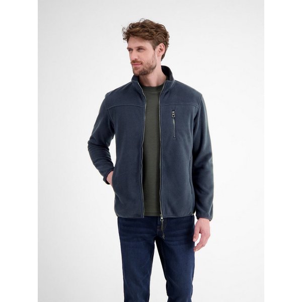 LERROS Sweatjacke Polarfleece-Jacke mit Reißverschluss
