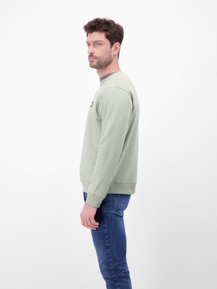 LERROS Sweatshirt Urbaner Sweatshirtstyle, weiche Haptik Unifarbenes Herren‑Sweatshirt, hoher Tragekomfort, REGULAR FIT – Bild 5 von 5