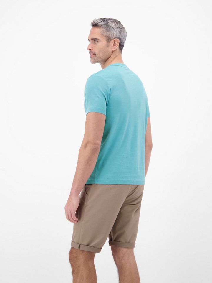 LERROS T-Shirt Lässiges, unifarbenes T-Shirt aus reiner Baumwolle mit Print – Bild 2 von 5