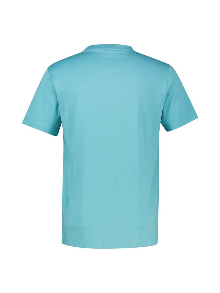 LERROS T-Shirt Lässiges, unifarbenes T-Shirt aus reiner Baumwolle mit Print – Bild 5 von 5