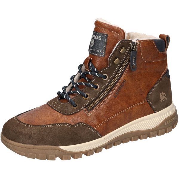 LERROS Winterboots Schnürboots, Outdoorboots mit Ziereißverschluss außen