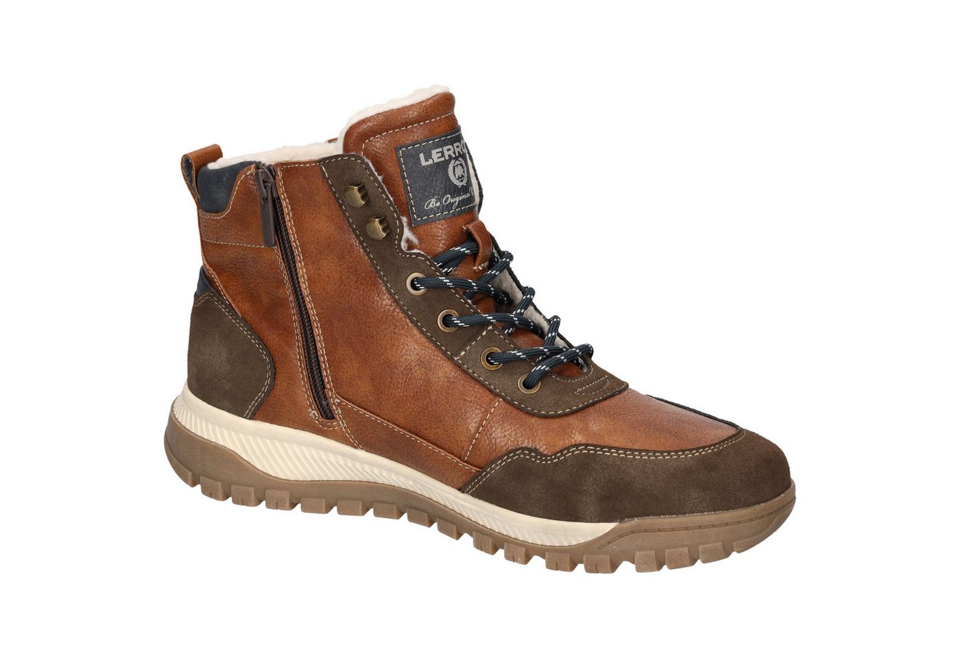 LERROS Winterboots Schnürboots, Outdoorboots mit Ziereißverschluss außen – Bild 5 von 5