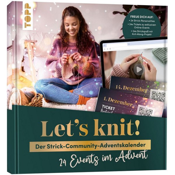 Let's knit! 24 Events im Advent / Frechverlag