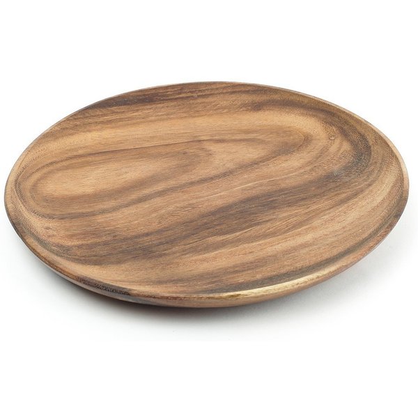 Levandeo® Dekoschale, Holzteller Akazie rund 15cm Holz-Schale Obstteller Deko