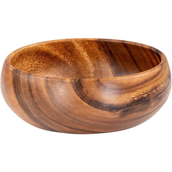 Levandeo® Dekoschale, Akazienholz Schale 20cm Dekoschale Obstschale Salatschüssel