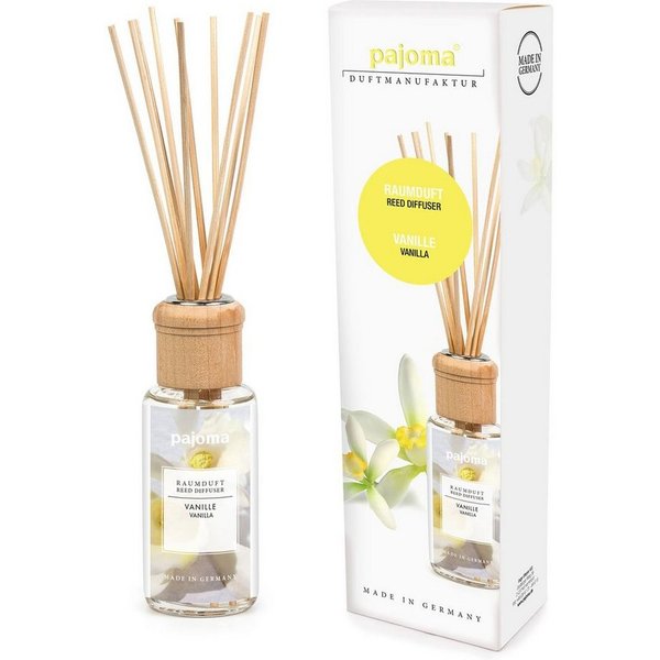 Levandeo® Luftbefeuchter, Raumduft 100ml Vanille Lufterfrischer Duftstäbchen Raumerfrischer