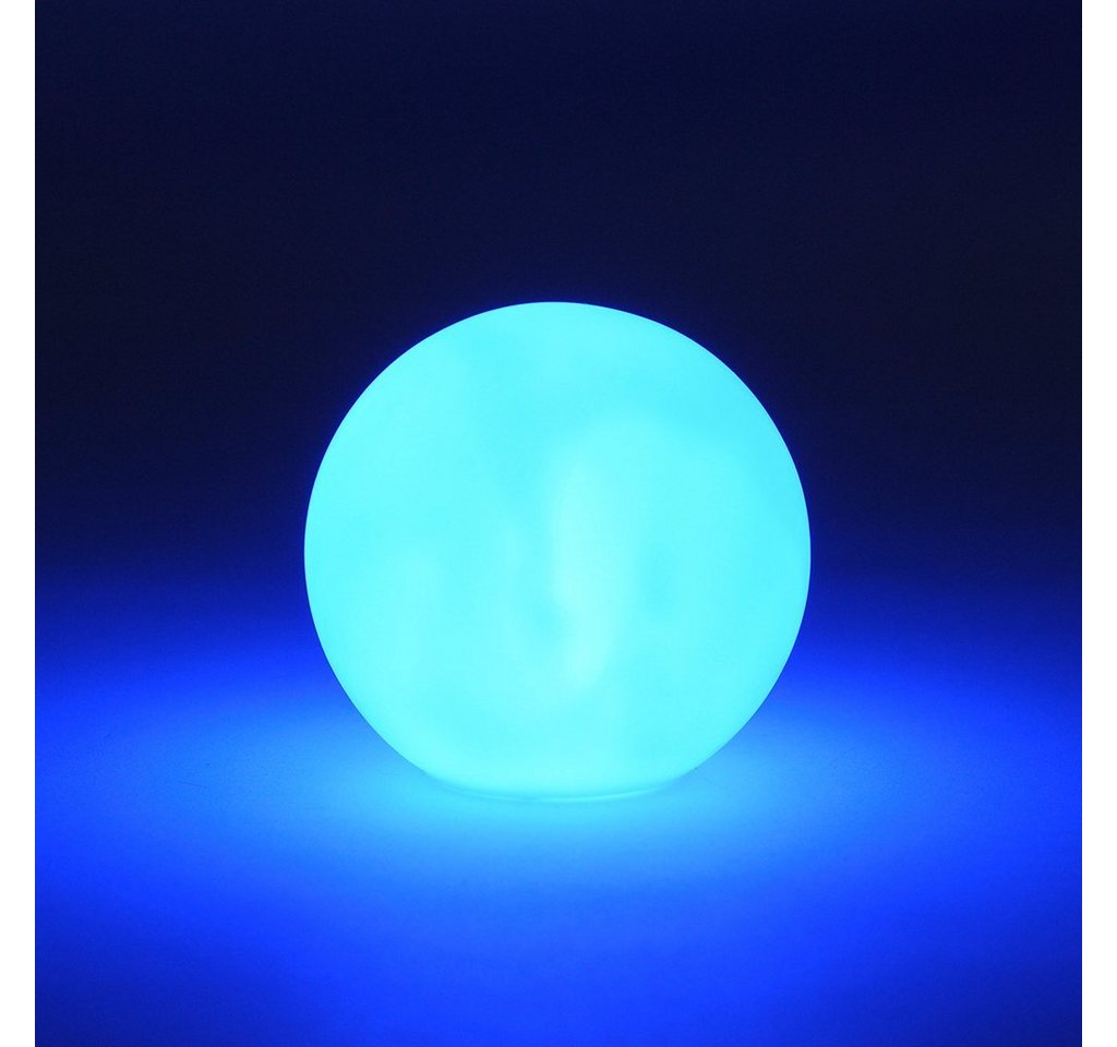 Levandeo® Nachttischlampe, LED Kugel 8cm Lampe Leuchtkugel Farbwechsel Stimmungskugel – Bild 4 von 5