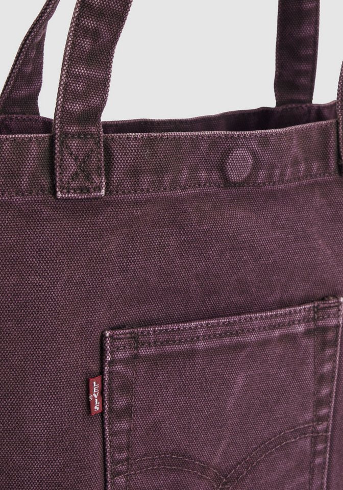 Levi's® Beuteltasche LEVI®S TOTE, aus Denim, mit Außentasche – Bild 3 von 5
