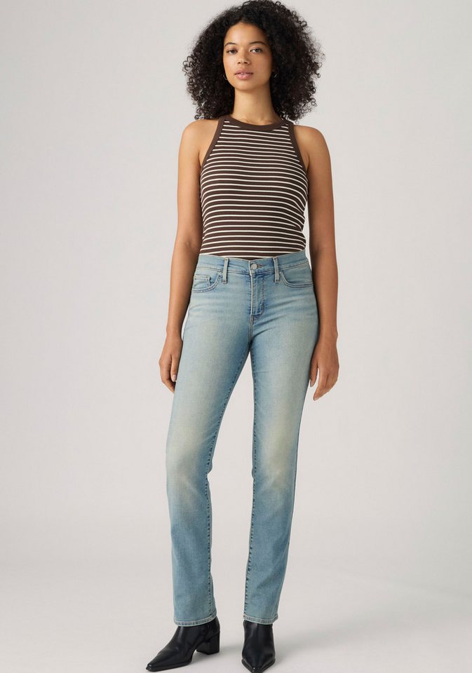 Levi's® Gerade Jeans 314 Shaping Straight mit Stretch – Bild 2 von 5