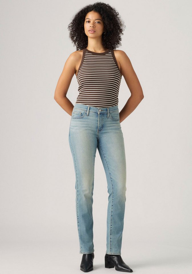 Levi's® Gerade Jeans 314 Shaping Straight mit Stretch – Bild 3 von 5
