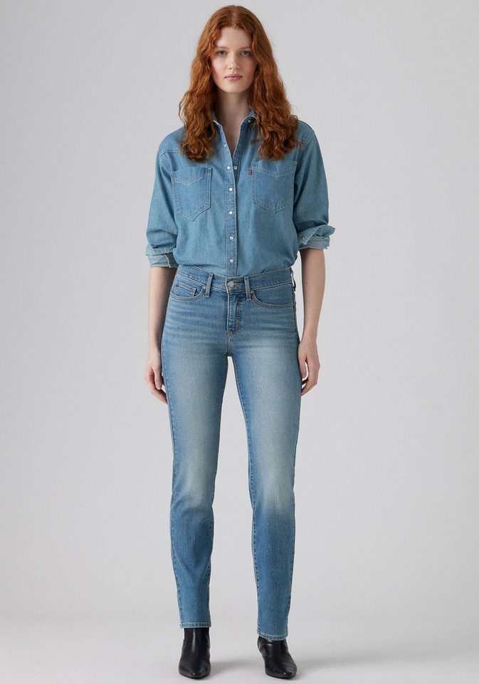 Levi's® Gerade Jeans 314 Shaping Straight mit Stretch – Bild 2 von 5