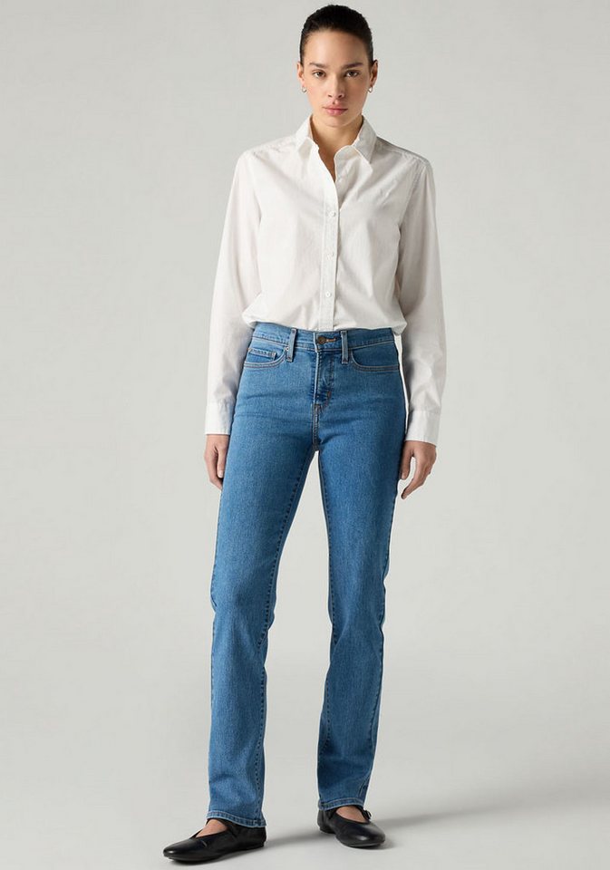 Levi's® Gerade Jeans 314 Shaping Straight mit Stretch – Bild 3 von 5