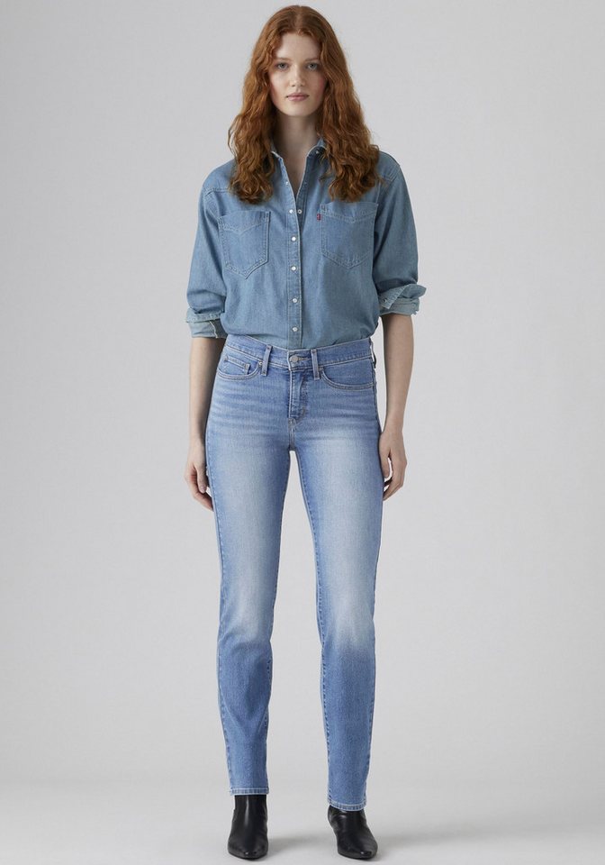 Levi's® Gerade Jeans 314 Shaping Straight mit Stretch – Bild 4 von 5