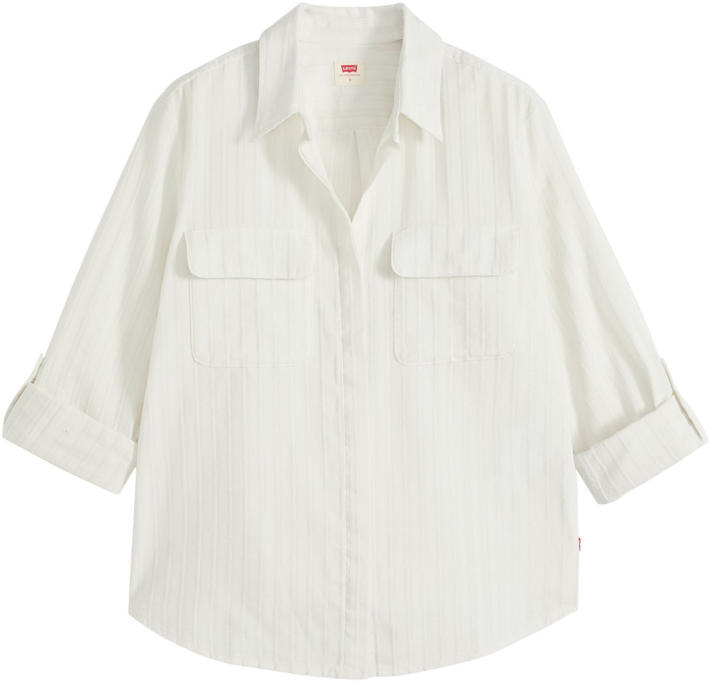 Levi's® Hemdbluse Krempelärmel mit Riegel – Bild 5 von 5