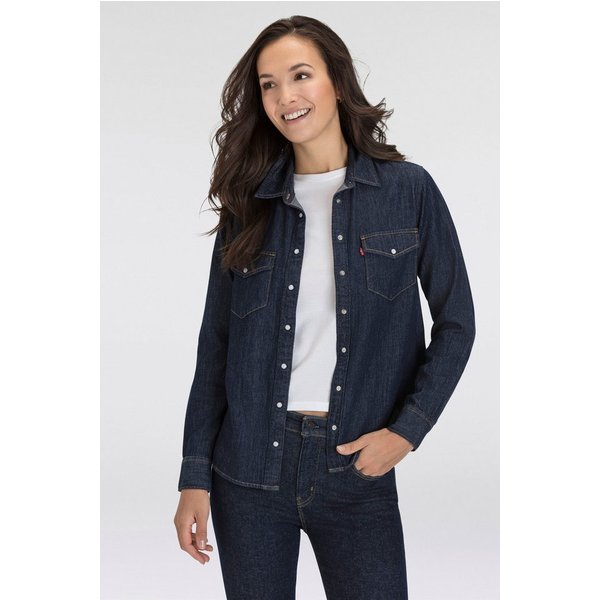 Levi's® Jeansbluse ESSENTIAL WESTERN mit Brusttaschen mit Druckknöpfen