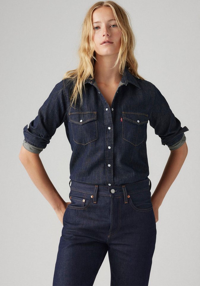 Levi's® Jeansbluse ESSENTIAL WESTERN mit Brusttaschen mit Druckknöpfen – Bild 2 von 5