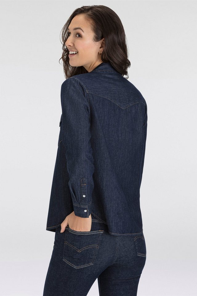 Levi's® Jeansbluse ESSENTIAL WESTERN mit Brusttaschen mit Druckknöpfen – Bild 4 von 5