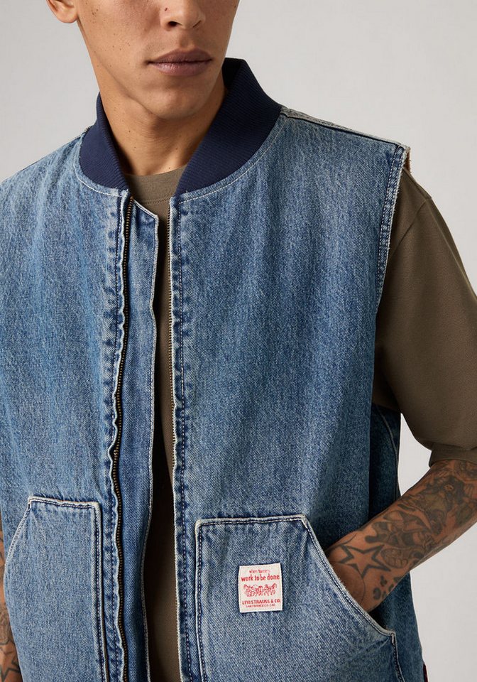 Levi's® Jeansweste SANSOME mit Reißverschluss – Bild 4 von 5