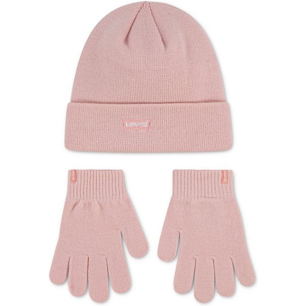 Levi's® Kids Beanie CLASSIC BEANIE SET (Set, 2-St) & Handschuhe aus Feinstrick