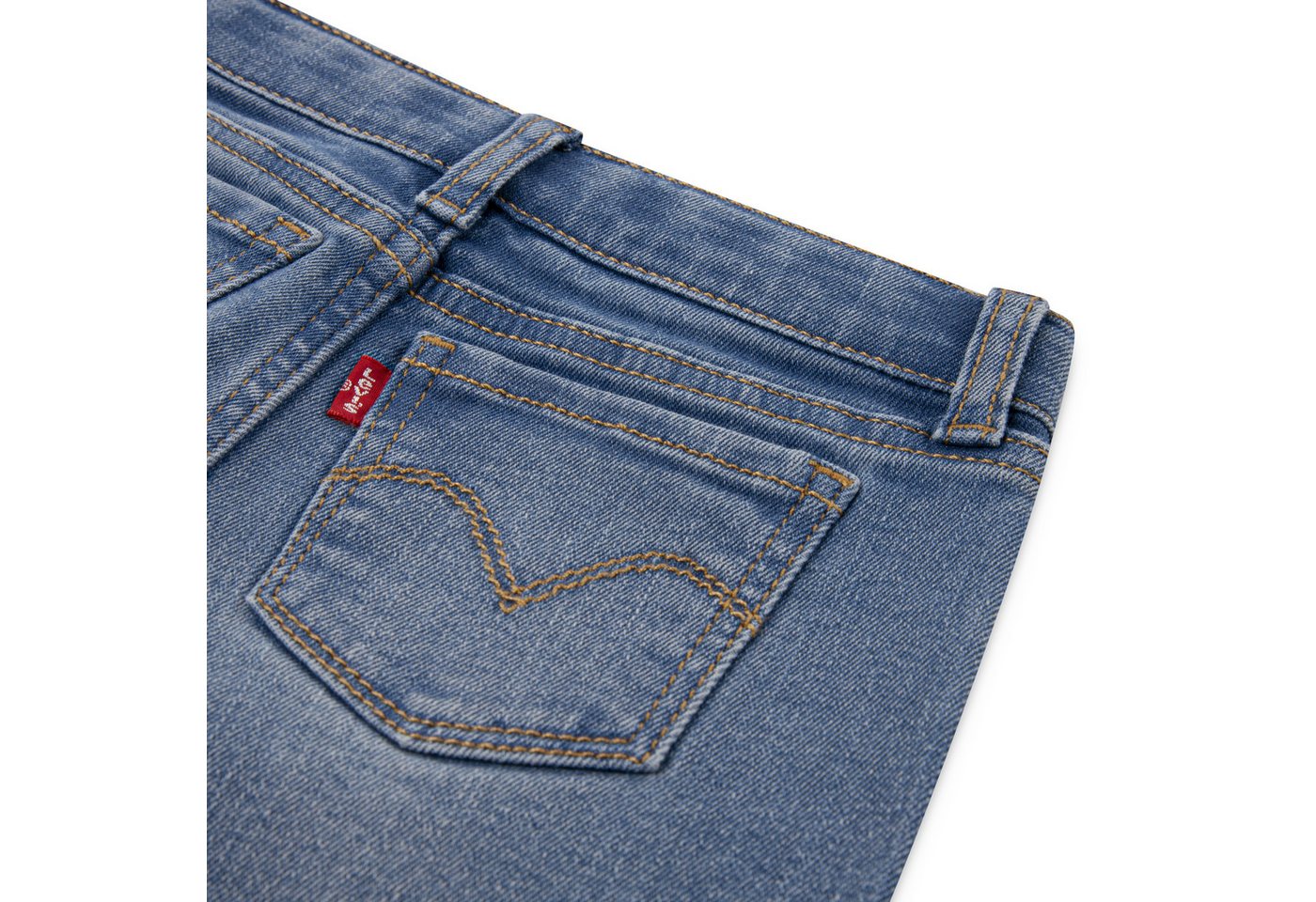 Levi's® Kids Shirt, Hose & Jäckchen LVG JACKET TEE,WIDE JEANS (Set, 3-tlg) Trend Denim, for Girls – Bild 3 von 5