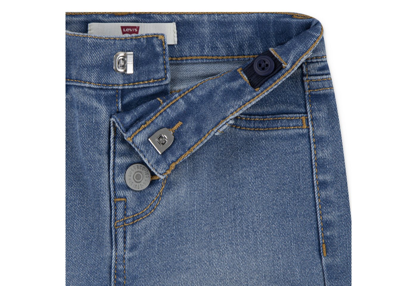 Levi's® Kids Shirt, Hose & Jäckchen LVG JACKET TEE,WIDE JEANS (Set, 3-tlg) Trend Denim, for Girls – Bild 4 von 5