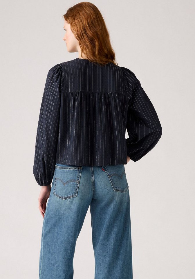 Levi's® Klassische Bluse JOSEPHINE LS HOLI mit elastischem Bund – Bild 3 von 5