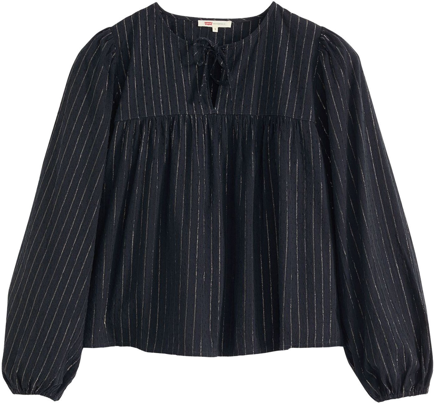 Levi's® Klassische Bluse JOSEPHINE LS HOLI mit elastischem Bund – Bild 5 von 5