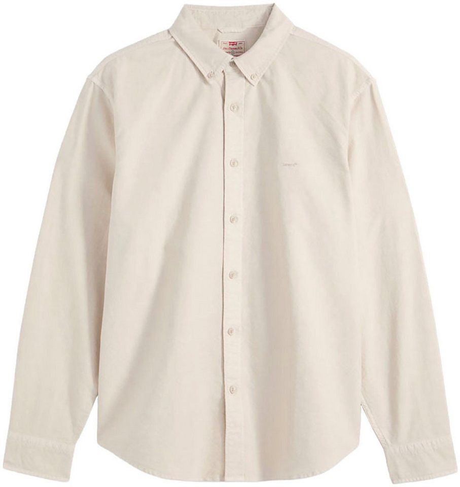 Levi's® Langarmhemd AUTHENTIC BUTTON DOWN mit Ton-in-Ton Logostickerei auf der Brust – Bild 5 von 5