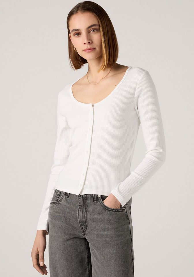 Levi's® Langarmshirt AUSTEN BUTTON THROUGH LS Feinripp – Bild 2 von 5
