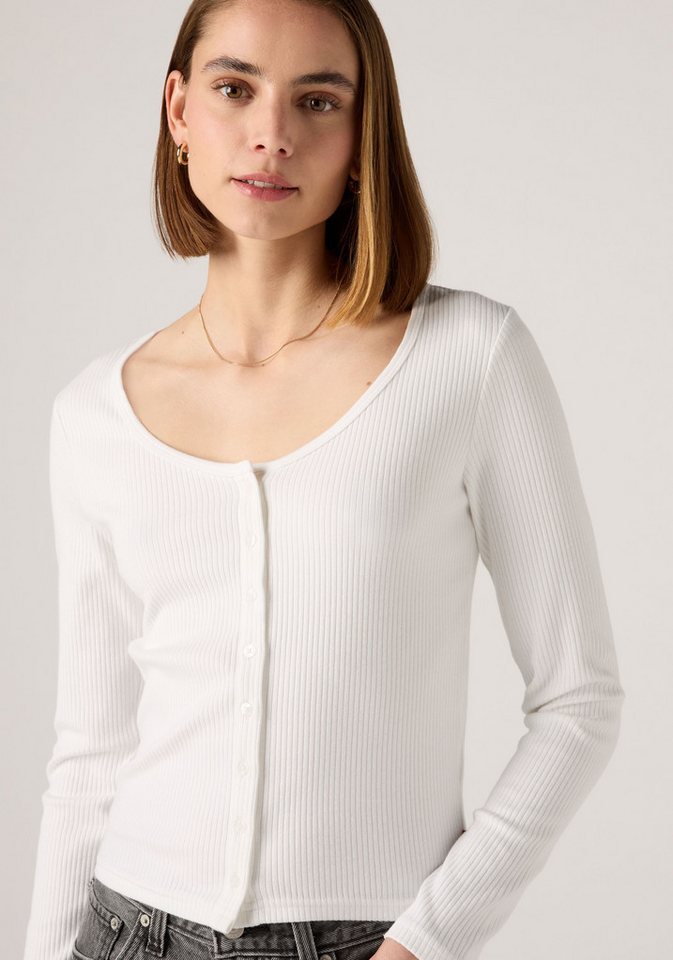 Levi's® Langarmshirt AUSTEN BUTTON THROUGH LS Feinripp – Bild 3 von 5