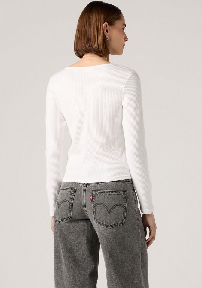 Levi's® Langarmshirt AUSTEN BUTTON THROUGH LS Feinripp – Bild 4 von 5