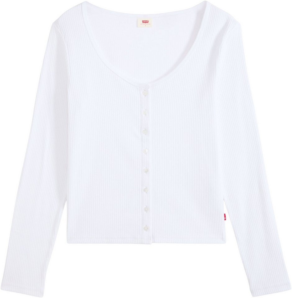 Levi's® Langarmshirt AUSTEN BUTTON THROUGH LS Feinripp – Bild 5 von 5