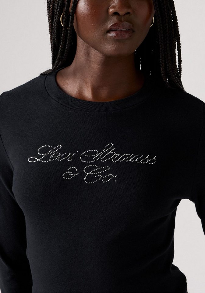 Levi's® Langarmshirt GR ESSENTIAL LS T mit Glitzersteinen – Bild 4 von 5