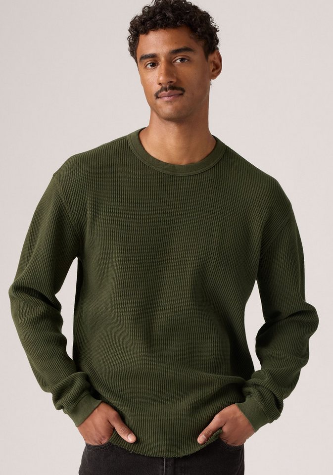 Levi's® Langarmshirt Waffelstrukturmuster – Bild 2 von 5
