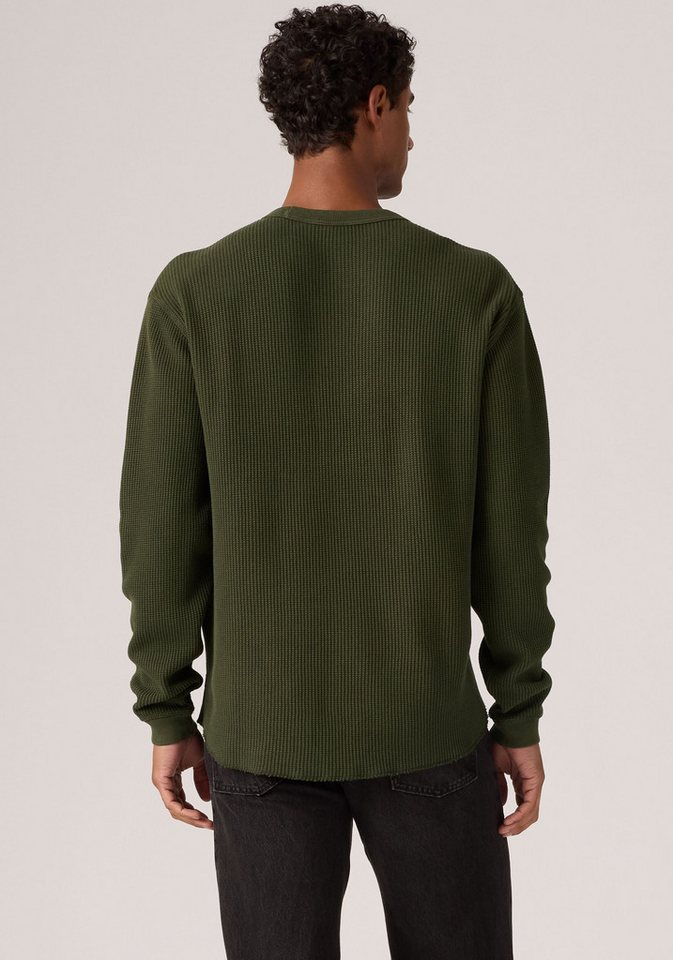 Levi's® Langarmshirt Waffelstrukturmuster – Bild 3 von 5