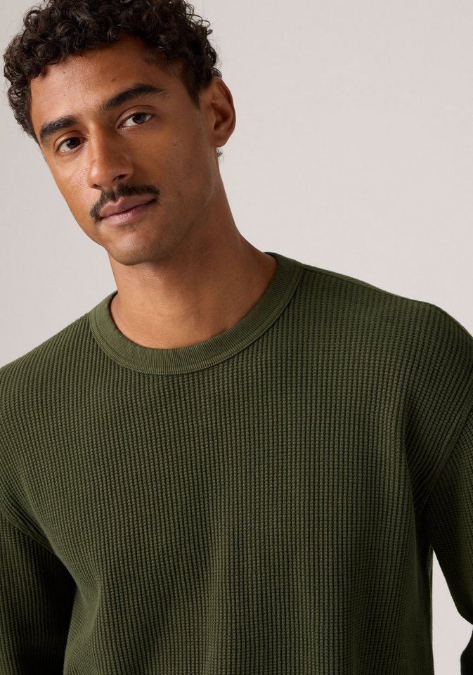 Levi's® Langarmshirt Waffelstrukturmuster – Bild 4 von 5