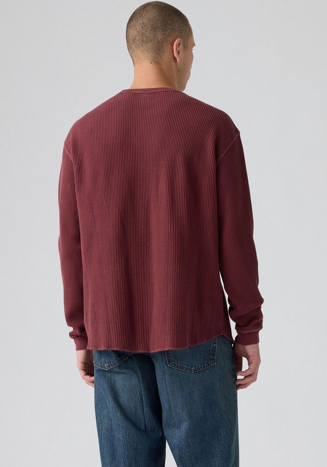 Levi's® Langarmshirt Waffelstrukturmuster – Bild 3 von 4