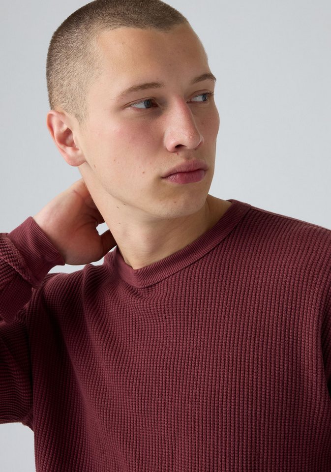 Levi's® Langarmshirt Waffelstrukturmuster – Bild 4 von 4