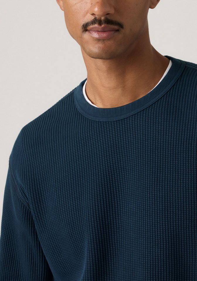 Levi's® Langarmshirt Waffelstrukturmuster – Bild 4 von 5