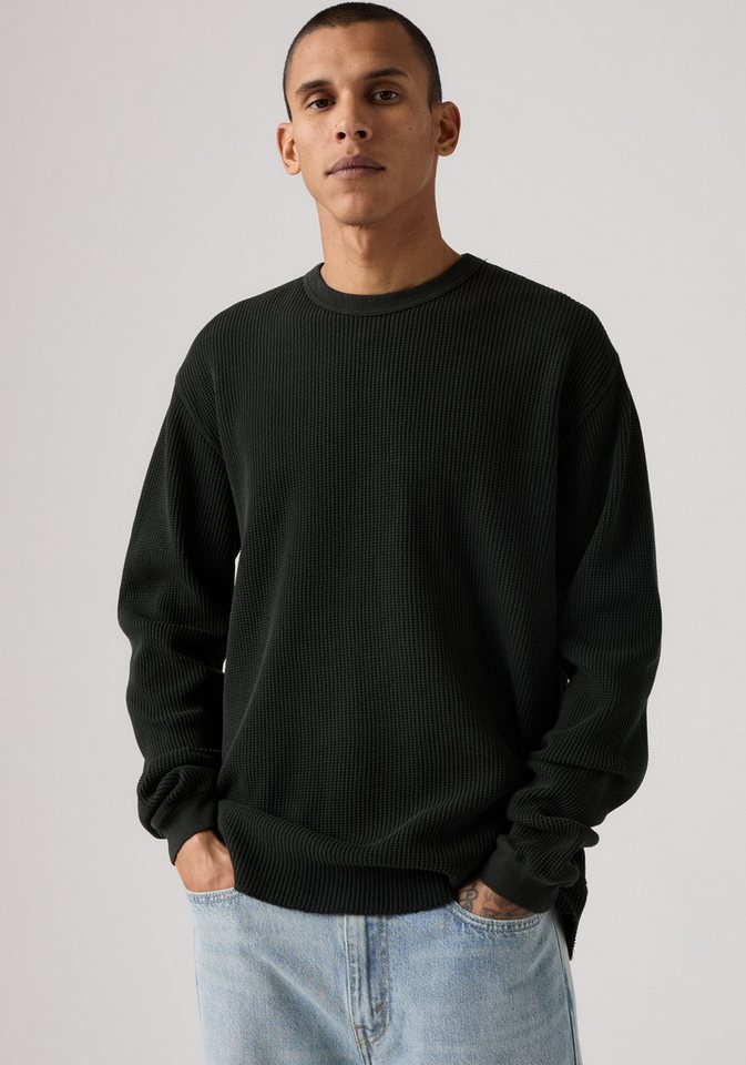 Levi's® Langarmshirt Waffelstrukturmuster – Bild 2 von 4
