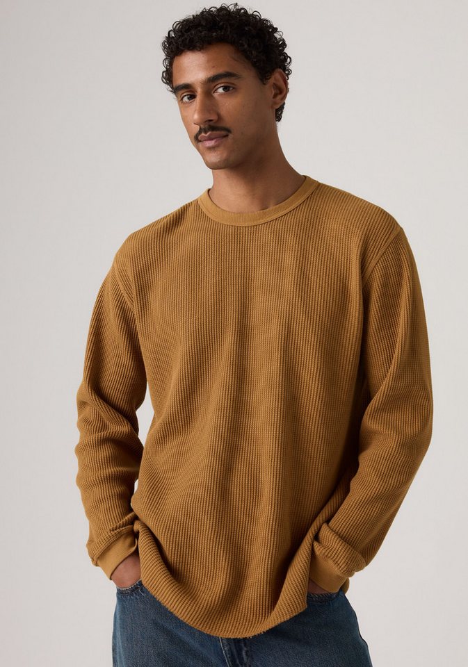 Levi's® Langarmshirt Waffelstrukturmuster – Bild 2 von 5